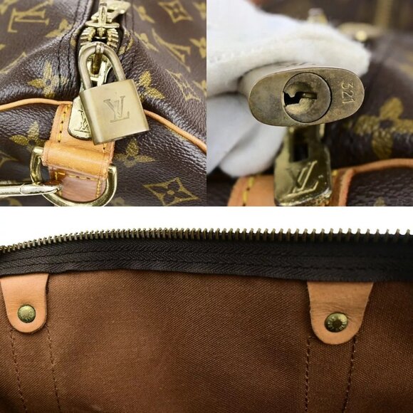 LOUIS VUITTON Keepall Bandouliere 60 2Way Hand Bag Monogram - Picture 9 of 16